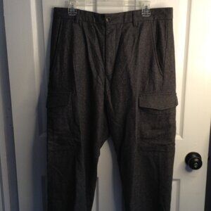 VTG Banana Republic Men's Wool/Poly blend Trousers; 34/30, Warm, Quiet Lux, Wool